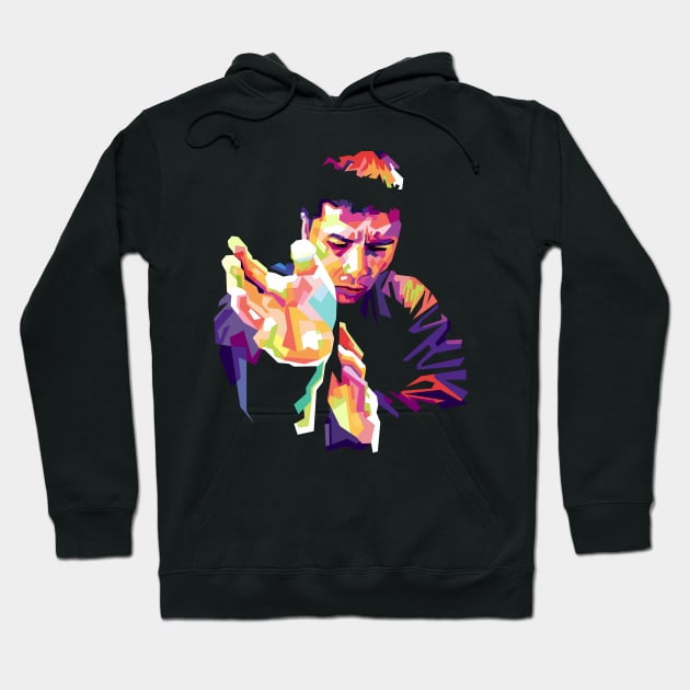 Donnie yen in action Hoodie by Danwpap2